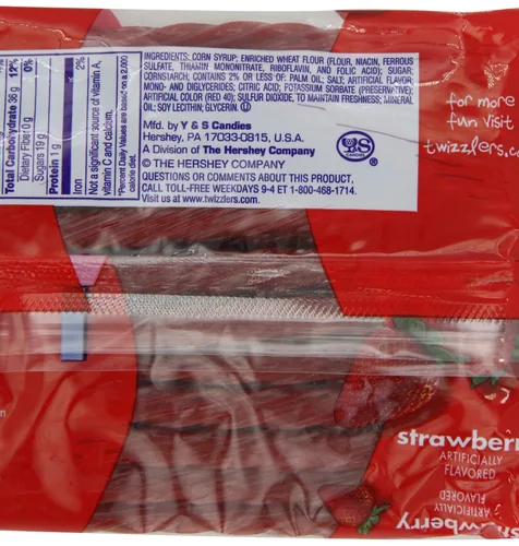 Miniatura 5 de Twizzlers Twists (Fresa, Bolsas de 16 onzas, pack de 6)
