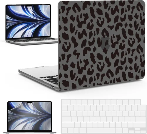 Miniatura 52 de IBENZER Funda para MacBook Air de 13 pulgadas 2026 2025 2024 2023 2022 M4 A3240 M3 A3113 M2 A2681, funda rígida con cubierta de teclado ScreenFilm