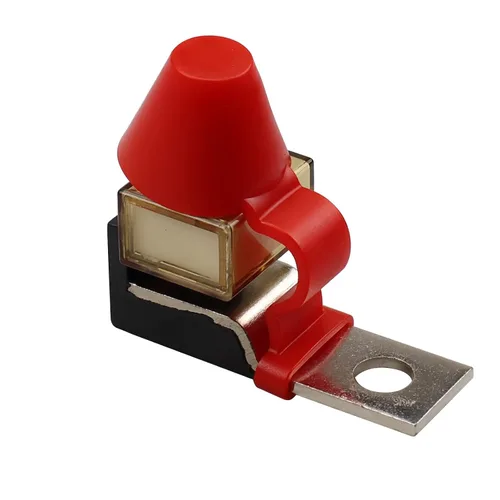 Miniatura 2 de Bloque de fusibles de montaje de terminal de un solo perno de 200 A, 58 V, 5/16 pulgadas (M8), fusible de batería de 200 A con clasificación marina