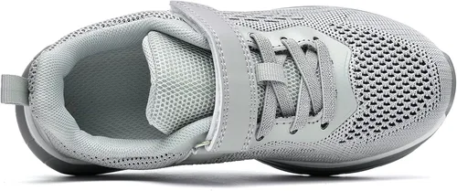 Miniatura 3 de SoGoNati Tenis deportivos de aire para niños, ligeros, transpirables, sin cordones, para correr, deportes, caminar (niño pequeñoniño grande)