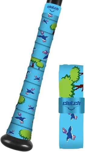 Miniatura 13 de Cinta de agarre para bate de Clutch Sports Apparel, para todo clima, de 1.1mm acolchada y antideslizante para béisbol y sóftbol, duradera