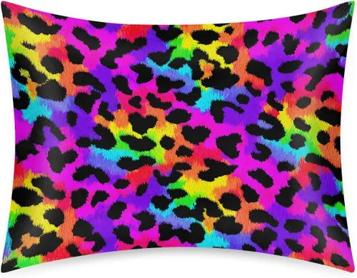 Miniatura 83 de Funda de almohada de satén de unicornio rosa lindo para cabello y piel, tamaño estándar, funda de almohada de seda suave de satén refrescante