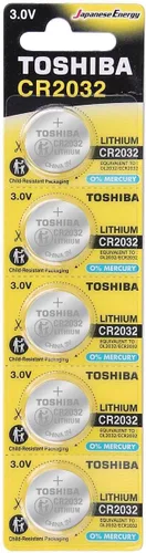 Miniatura 8 de Toshiba CR2032 3 Volt Pila de Litio Tipo Moneda (5 Baterías)