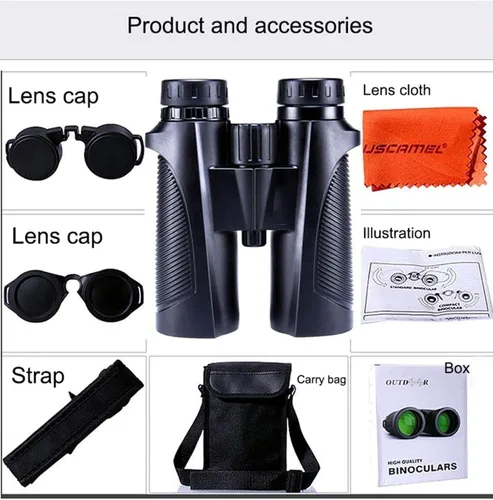 Miniatura 8 de Telescopio Moda Clásico Binoculares Telescopio de viaje al aire Libre Visión nocturna Telescopio Profesional HD Bak Prisma Lente Fmc Telescopio