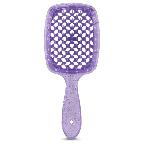 Miniatura 10 de Cepillo desenredante para todo tipo de cabello húmedo o seco, cepillado sin dolor, cepillo ventilado, mango ligero con flexión extrema para Amatista