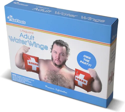 Miniatura 2 de GoFloats Flotadores de ala de agua para adultos, compra la piscina, disponibles en múltiples diseños (solo uso novedoso)