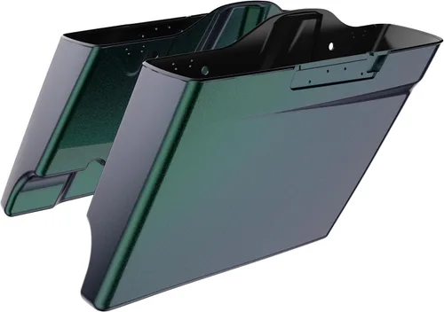 Miniatura 20 de Alforjas extendidas para Harley Touring Street Glide, Electra Glide, Road Glide 2014-2023 (whisky ámbar)