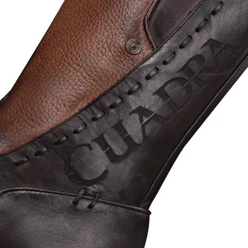 Miniatura 6 de Cuadra Botas urbanas para hombre en piel de ciervo genuino marrón
