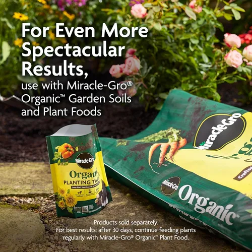 Miniatura 10 de Pastillas de plantado orgánicas Miracle-Gro, para trasplantes y plantas de inicio, formuladas con calcio, inicia rápidamente el crecimiento