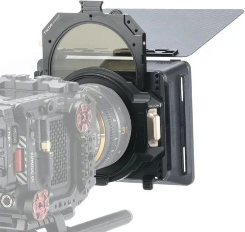 Tilta Mirage Matte Box VND Kit | Incluye filtro ND variable de 95 mm | 4" x 5.6" y nuevos filtros circulares de 95 mm | Anillos adaptadores de