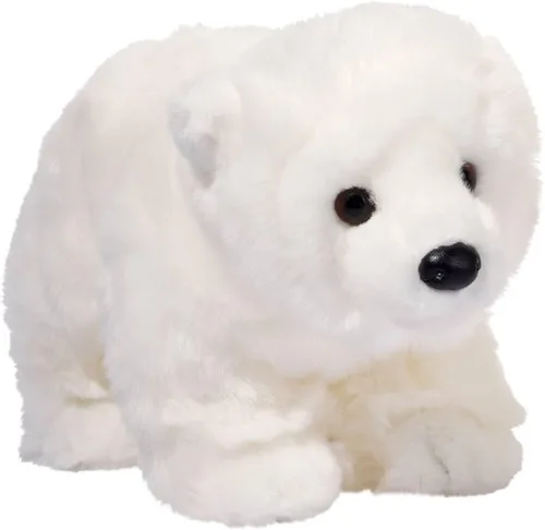 Douglas Marsh - Oso polar de peluche, 15 pulgadas, suave y realista oso ártico