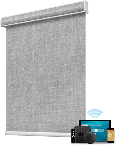 Miniatura 12 de SmartWings Persianas enrollables con cable duro PoE 100% opacas, muestra de tela