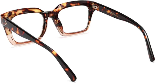 Miniatura 8 de FEISEDY Gafas de lectura retro cuadradas con bloqueo de luz azul, antirreflejos, para fatiga digital, modelo B2479 Leopardo