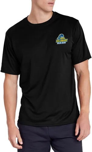Miniatura 169 de Camiseta deportiva oficial de la NCAA Collegiate para hombre, colección negra con logotipo en el pecho izquierdo