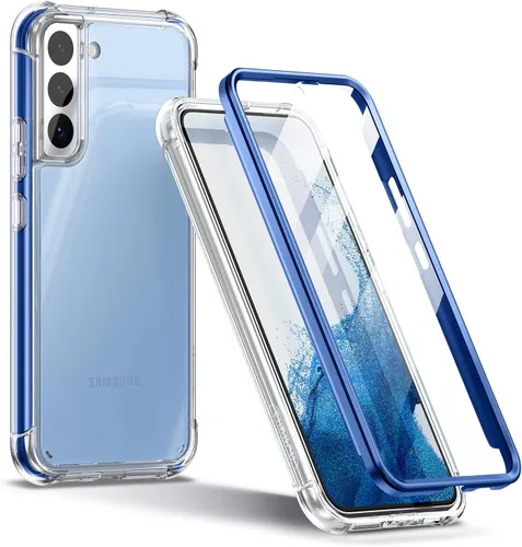Miniatura 9 de SURITCH Funda transparente para Samsung Galaxy S22+ Plus de 6.6 pulgadas (solamente), [protector de pantalla integrado] carcasa rígida protectora
