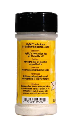 Miniatura 3 de Mantequilla MySALT – Alternativa de sal sin sodio con sabor a mantequilla – Para maíz en la mazorca, papas, verduras y más – 3 onzas