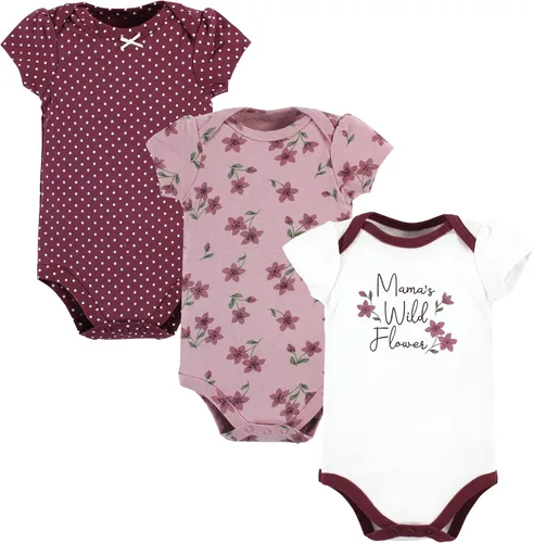 Miniatura 263 de Hudson Baby baby-girls Cotton Bodysuits 3-pack