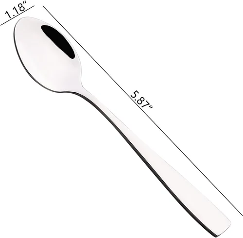 Miniatura 2 de Cuchara de acero inoxidable de 12 piezas, cuchara pequeña