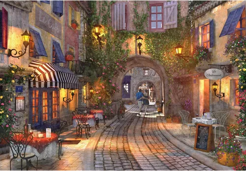Miniatura 5 de Anatolian Puzzle - Café Montmartre, Rompecabezas de 1000 piezas, #1177