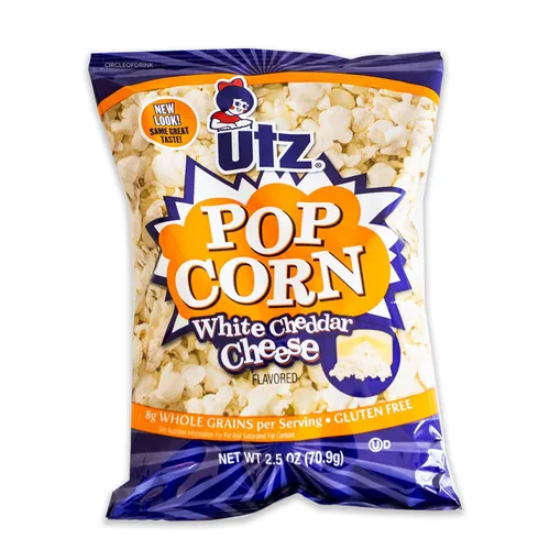 Miniatura 2 de Utz - Palomitas de maíz de queso cheddar blanco (4 bolsas de 2.5 onzas) – Paquete variado – Zapps Evil Eye Kettle Chips (1 bolsa de 2 onzas)