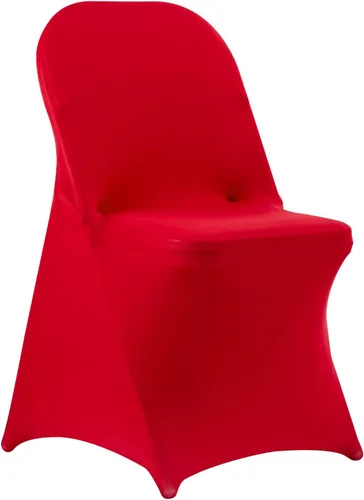 Miniatura 95 de VEVOR 150 fundas blancas para sillas de poliéster y elastano, fundas elásticas para bodas, fiestas, comedor, banquetes, sin pinzas, 150