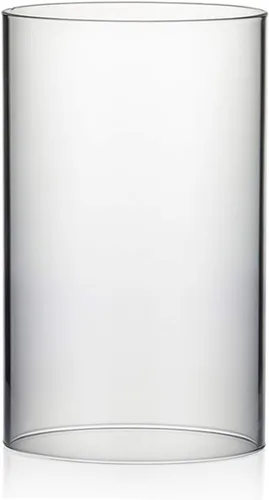 Miniatura 39 de WGVI Funda para portavelas Hurricane, ancho de 2 pulgadas, altura de 12 pulgadas, portavelas cilíndrico de vidrio transparente, tubo de chimenea