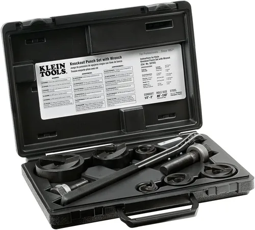 Miniatura 2 de Klein Tools Juego de punzones con broca escalonada