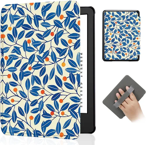 Miniatura 12 de SCSVPN Funda para Kindle de 10ª generación de 6 pulgadas (versión 2019, modelo J9G29R), funda de cuero de alta calidad ultra fina y ligera con Negro