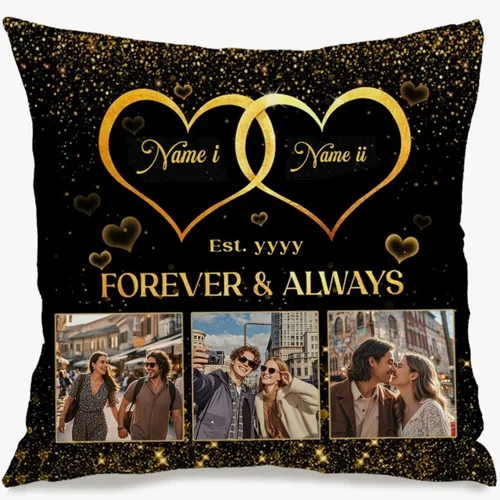 Miniatura 13 de Personalized One Picture Pillow Cover with Custom Text Allowing You to Create a Memorable Cushion Design That fits Your Sofa or Bedroom While