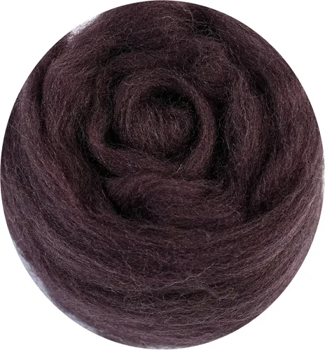 Miniatura 136 de 24 tipos de lana rosa, 4.23 oz (120 g), adecuado para fieltro húmedo y fieltro de aguja de telas hiladas de lana. Un paquete de prueba está Tonos