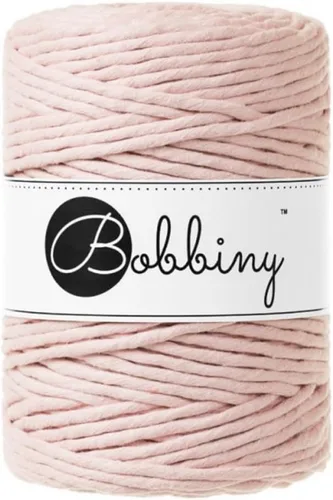 Miniatura 5 de Bobbiny Cordón de macramé XXL de 0.197 in de una sola capa (aguamarina), 108 yardas/330 pies (100% algodón reciclado)