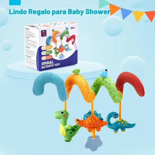 Miniatura 9 de Juguetes de Asiento de Coche hahaland para Bebés de 0 a 6 Meses para Niño - Juguetes para Bebés de 0 a 6 Meses - Sonajero, Espejo, Crujiente