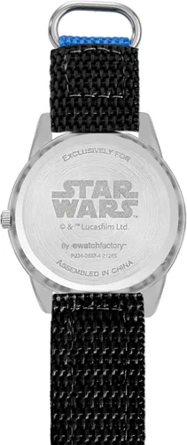 Miniatura 3 de STAR WARS Reloj de profesor de tiempo plástico para niños, reloj analógico de correa de nailon de cuarzo, Azul, Plástico