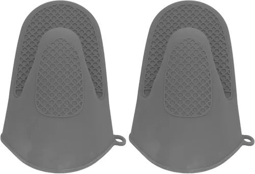 2 guantes para horno, mini guantes de horno de silicona resistentes al calor, manoplas de cocina para freidora de aire, cocina, hornear, agarres