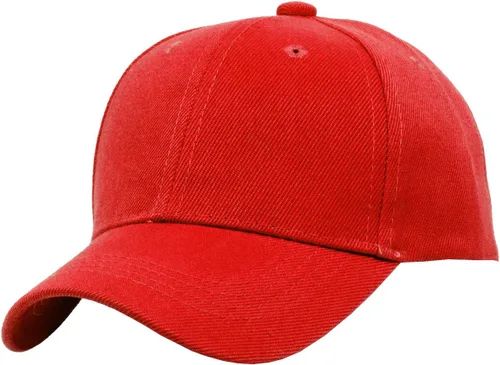 Miniatura 39 de TOP HEADWEAR Sombrero de béisbol ajustable con cierre de velcro para niños en blanco