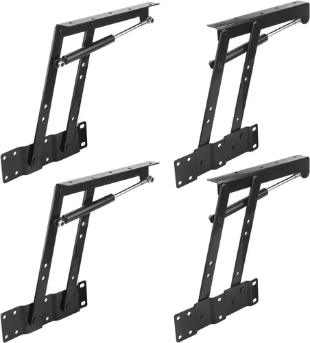 Miniatura 8 de 1 par de bisagras plegables y de elevación, bisagra hidráulica de elevación de alta resistencia para hardware de mecanismo del hogar, herramienta