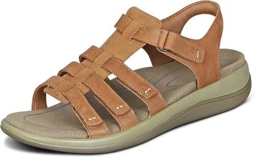 Miniatura 3 de Orthofeet Sandalias de gladiador ortopédicas de cuero ajustable Amalfi para mujer