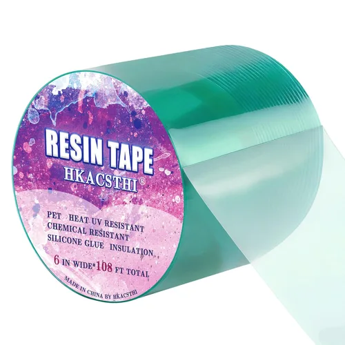 Miniatura 14 de HKACSTHI Cinta de Resina de 108 Pies para Moldeo de Resina Epoxi de Silicona, Cinta de Resina Epoxi UV, Cinta Liberadora de Epoxi para Vertido