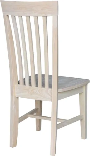 Miniatura 7 de Juego de 2 sillas altas de comedor Mission color madera de parawood, mejora tu experiencia gastronómica, mancha o pintura en cualquier
