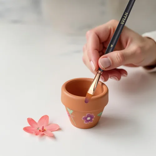 Miniatura 7 de Juego de pinceles de pintura para artistas, formas y tamaños surtidos para acrílico, acuarela, óleo y gouache, pinceles de artista perfectos