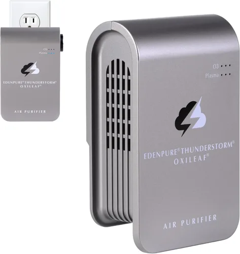EdenPURE Thunderstorm III Purificador de Aire – Pequeño generador de ozono enchufable e ionizador – Elimina olores, olores de mascotas, humo, moho –