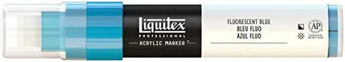 Miniatura 66 de Rotuladores de pintura Liquitex Professional, de punta ancha, Verde fosforescente, 8mm Verde fluorescente