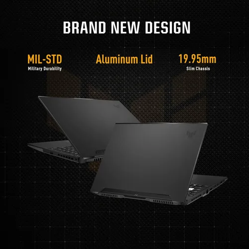 Miniatura 4 de ASUS TUF Dash 15 (2022) Laptop para juegos, pantalla FHD de 15.6 pulgadas 144Hz, Intel Core i5 12450H, GeForce RTX 3050 Ti, 8 GB DDR5, 512 GB PCIe