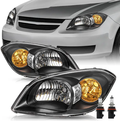 Miniatura 8 de TUSDAR Juego de montaje de faros delanteros con bombillas compatibles con Chevy Cobalt 2005-2010/Pontiac Pursuit 2005-2006/Pontiac G5 2007-2010 lado