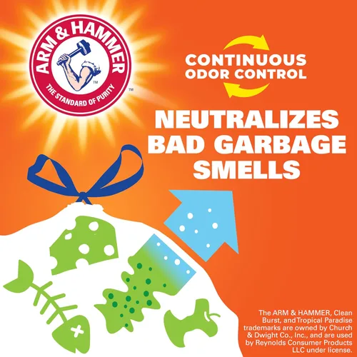 Miniatura 4 de Hefty - Bolsas para Basura Para Cocina, Altas, Ultra Fuertes, Aroma a Lavanda y Vainilla Dulce, 13 Galones, 80