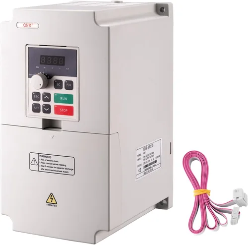 Miniatura 13 de QNK 1.5KW 2HP AC 220V 7A VFD Convertidor Mono a 3 Fases Inversor Variador de Frecuencia Variable CNC Controlador de Velocidad del Motor de Husillo