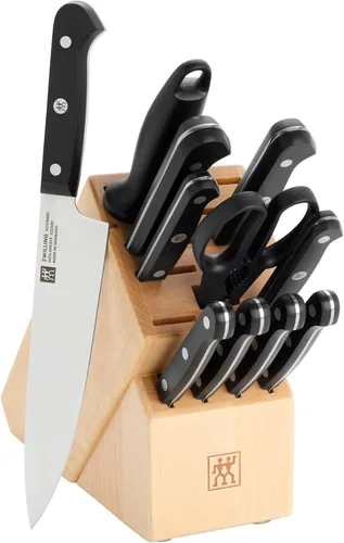 Miniatura 16 de ZWILLING Juego de 10 bloques de cuchillos gourmet Negro