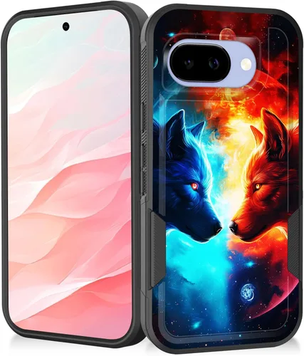Miniatura 78 de Funda para Pixel 7a, resistente de doble capa híbrida de policarbonato duro de goma suave a prueba de golpes para Google Pixel 7A 6.1 pulgadas