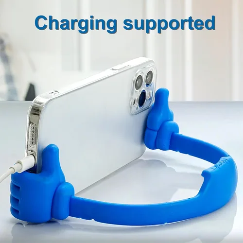 Miniatura 6 de Honsky Soporte para Teléfono Celular Paquete de 2, Soporte Perezoso para Teléfono Thumbs Up, Base Flexible Ajustable Universal para Todos