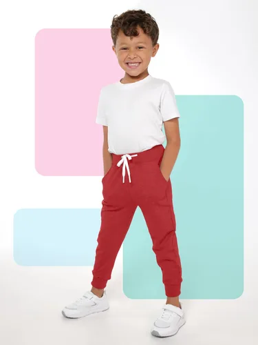 Miniatura 25 de Resinta Paquete de 3 pantalones deportivos de algodón para niños pequeños, pantalones deportivos con bolsillo, ropa de entrenamiento